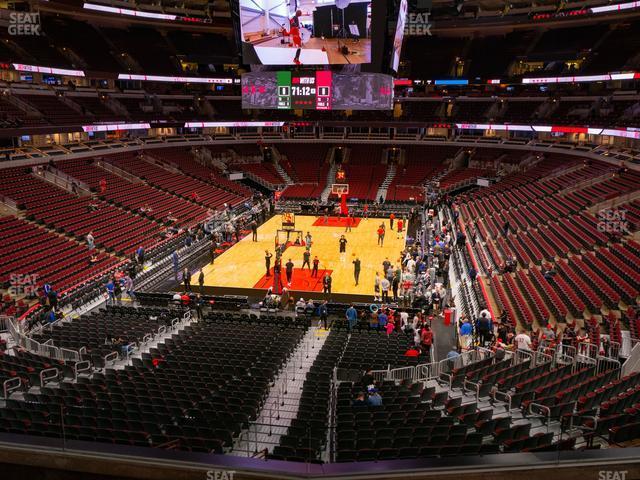 Seating view for United Center Section 208