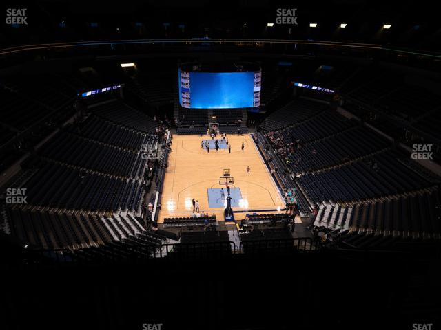 Seating view for FedExForum Section 216