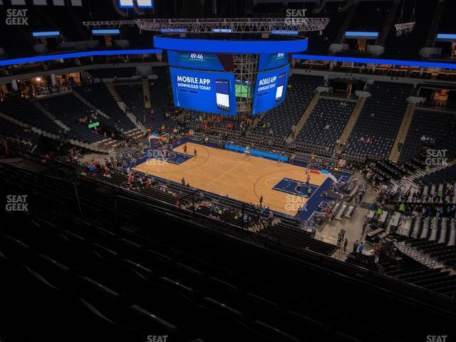 Seating view for Target Center Section 208