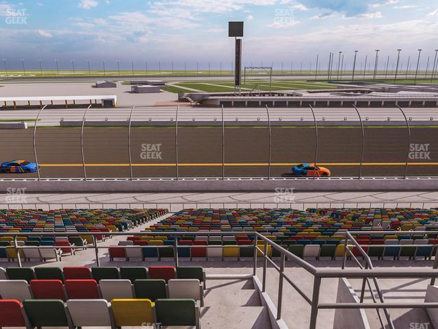 Seating view for Daytona International Speedway Section Back 123