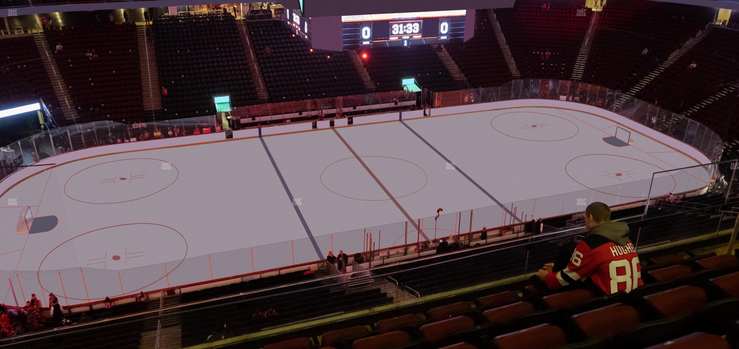 Seating view for Prudential Center Section 127