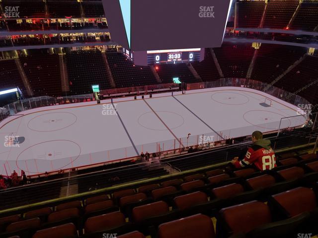 Seating view for Prudential Center Section 127