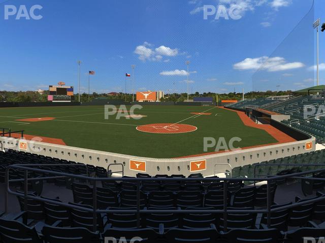 Seating view for UFCU Disch-Falk Field Section 7