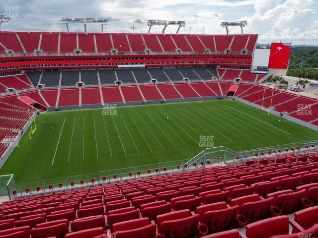 Seating view for Raymond James Stadium Section 308