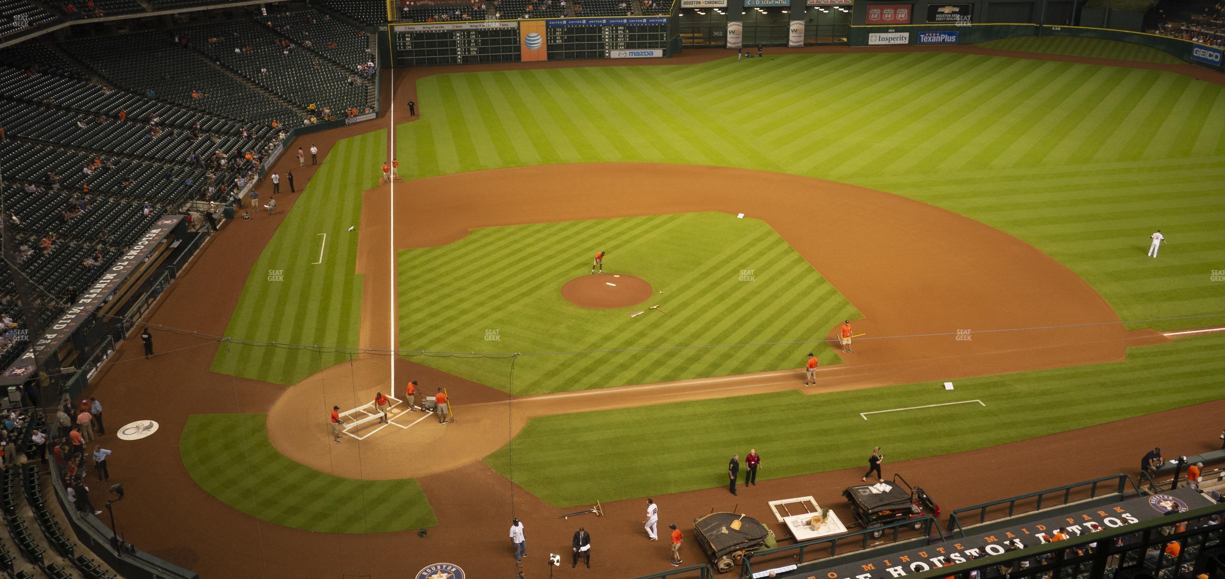 Seating view for Minute Maid Park Section 323