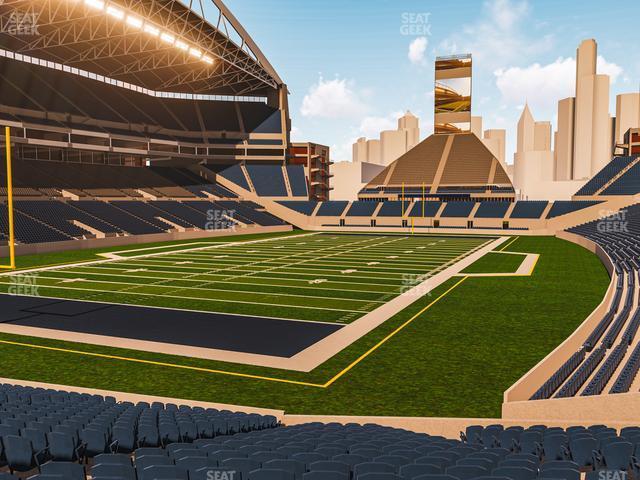 Seating view for Lumen Field Section 118