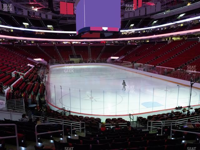 Seating view for Lenovo Center Section 128