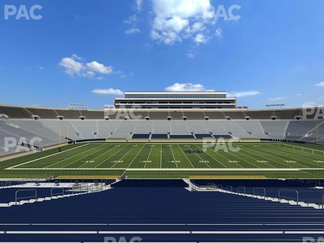 Seating view for Notre Dame Stadium Section 29