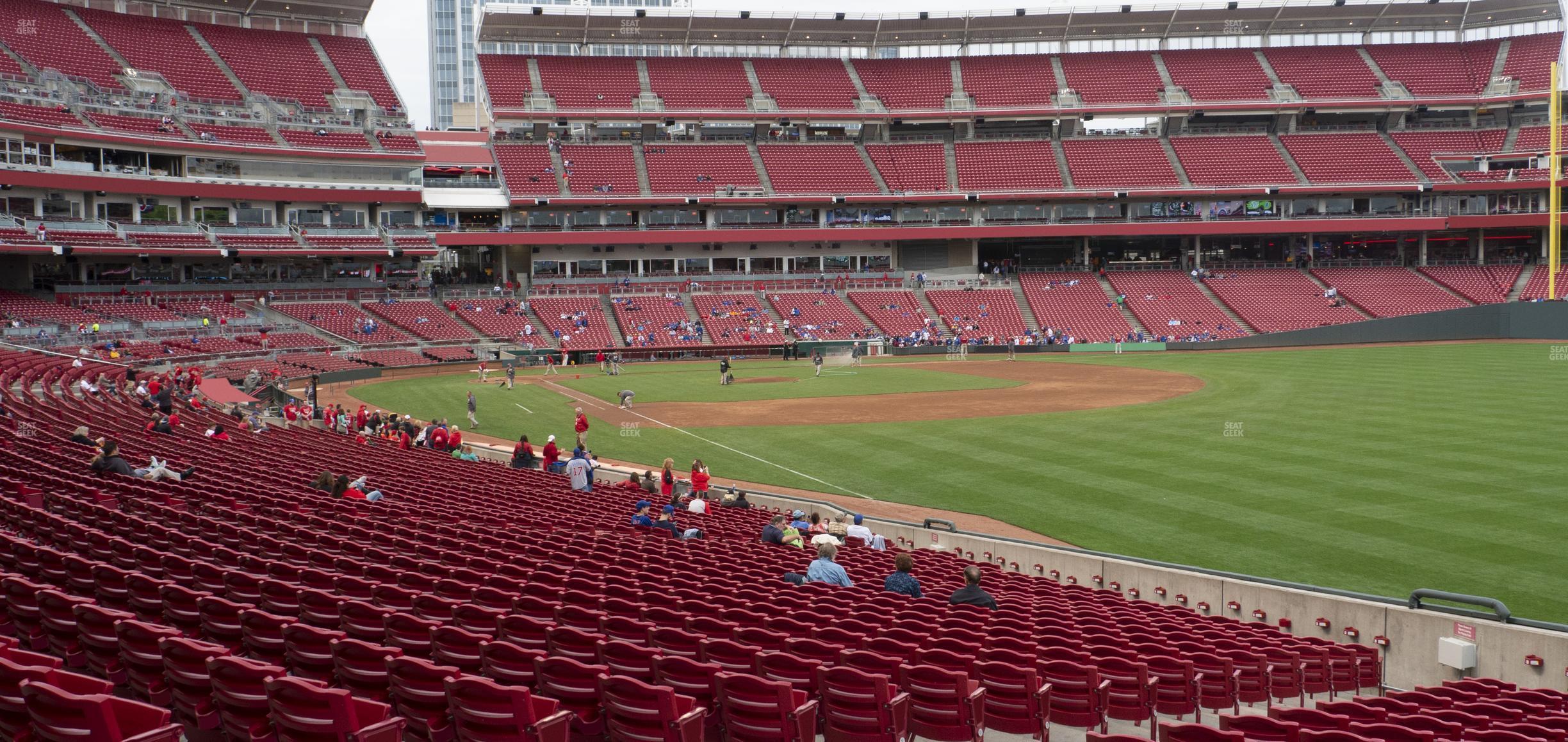 Seating view for Great American Ball Park Section 137