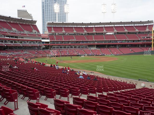 Seating view for Great American Ball Park Section 137