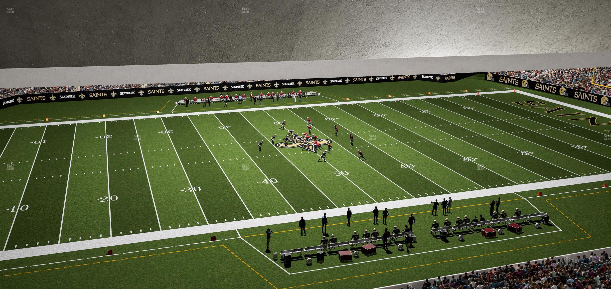 Seating view for Caesars Superdome Section Suite 453