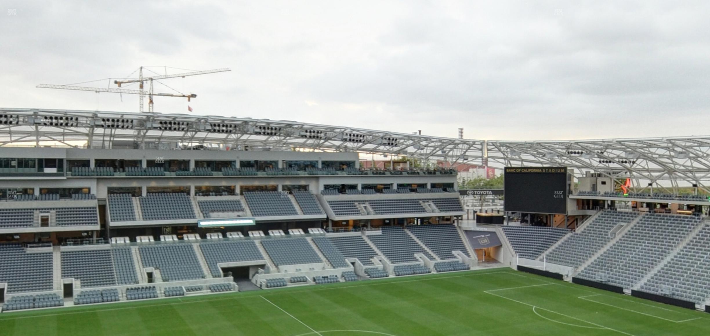 Seating view for BMO Stadium Section 215