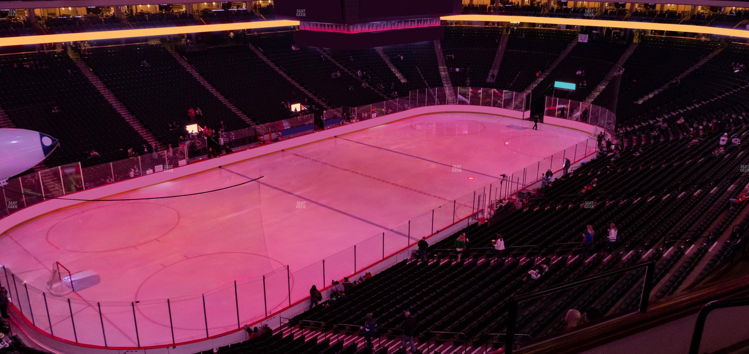 Seating view for Xcel Energy Center Section Club 11