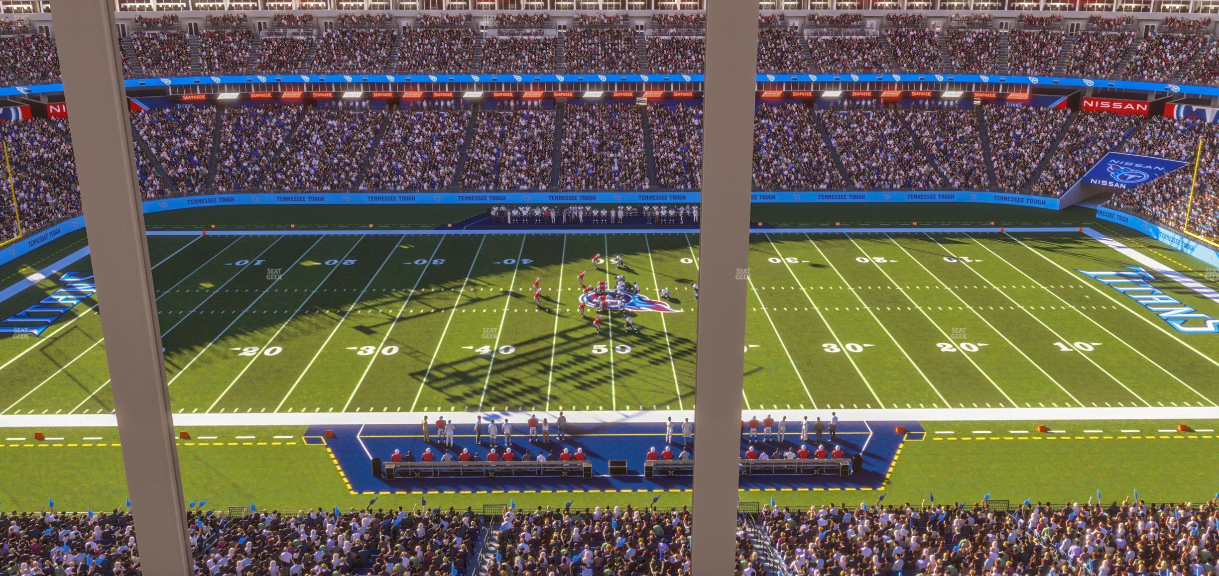 Seating view for Nissan Stadium Section Suite 621 E