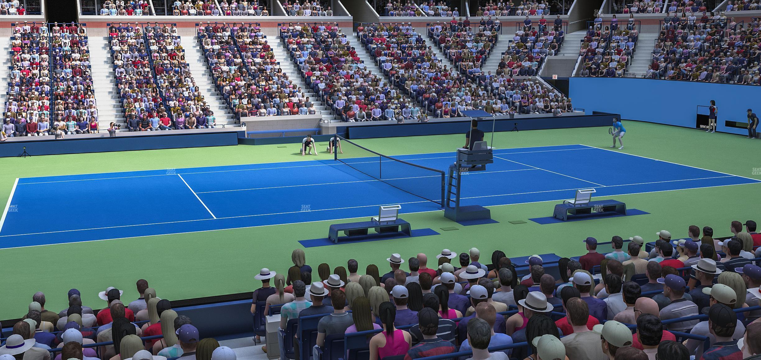 Seating view for Arthur Ashe Stadium Section 49