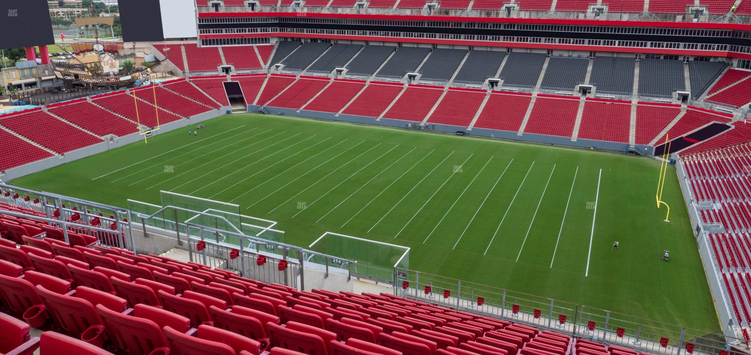 Seating view for Raymond James Stadium Section 314