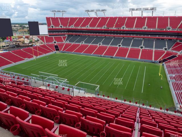 Seating view for Raymond James Stadium Section 314