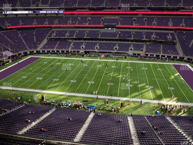 Seating view for U.S. Bank Stadium Section 311