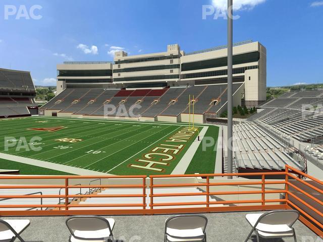 Seating view for Lane Stadium Section 126