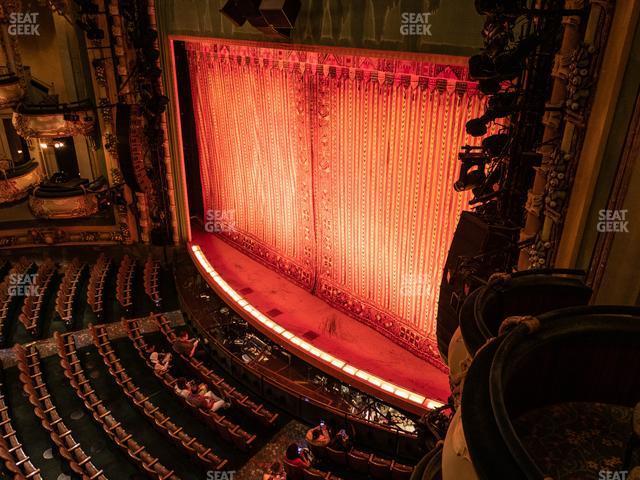 Seating view for New Amsterdam Theatre Section Box 10