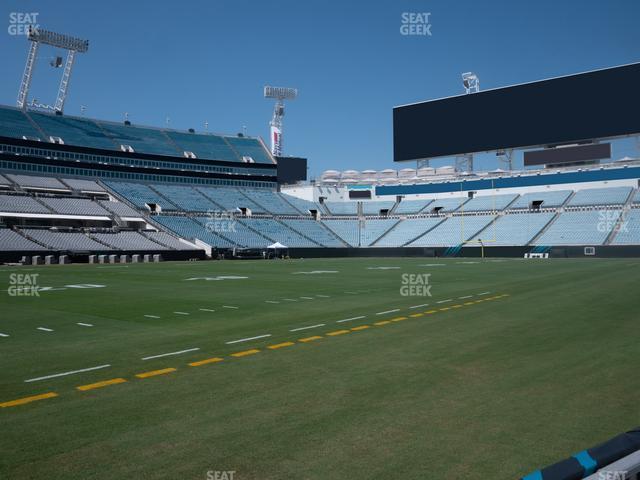 Seating view for EverBank Stadium Section Field South