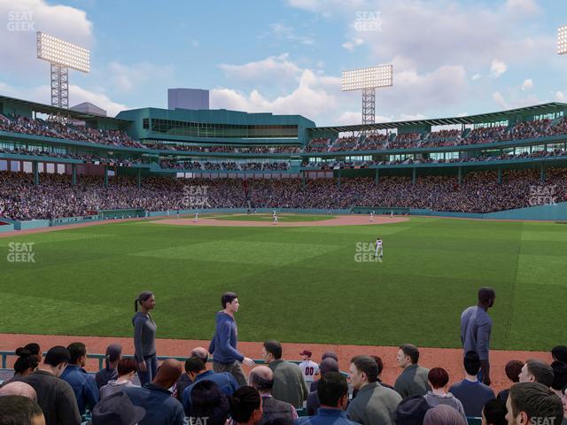 Seating view for Fenway Park Section Bleacher 40