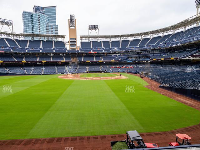 Seating view for Petco Park Section Left Field Rail Ada