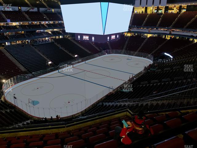 Seating view for Prudential Center Section 107