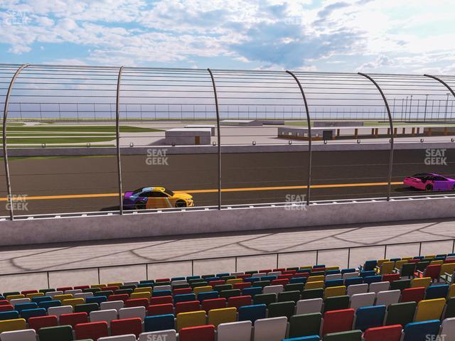 Seating view for Daytona International Speedway Section Front 109