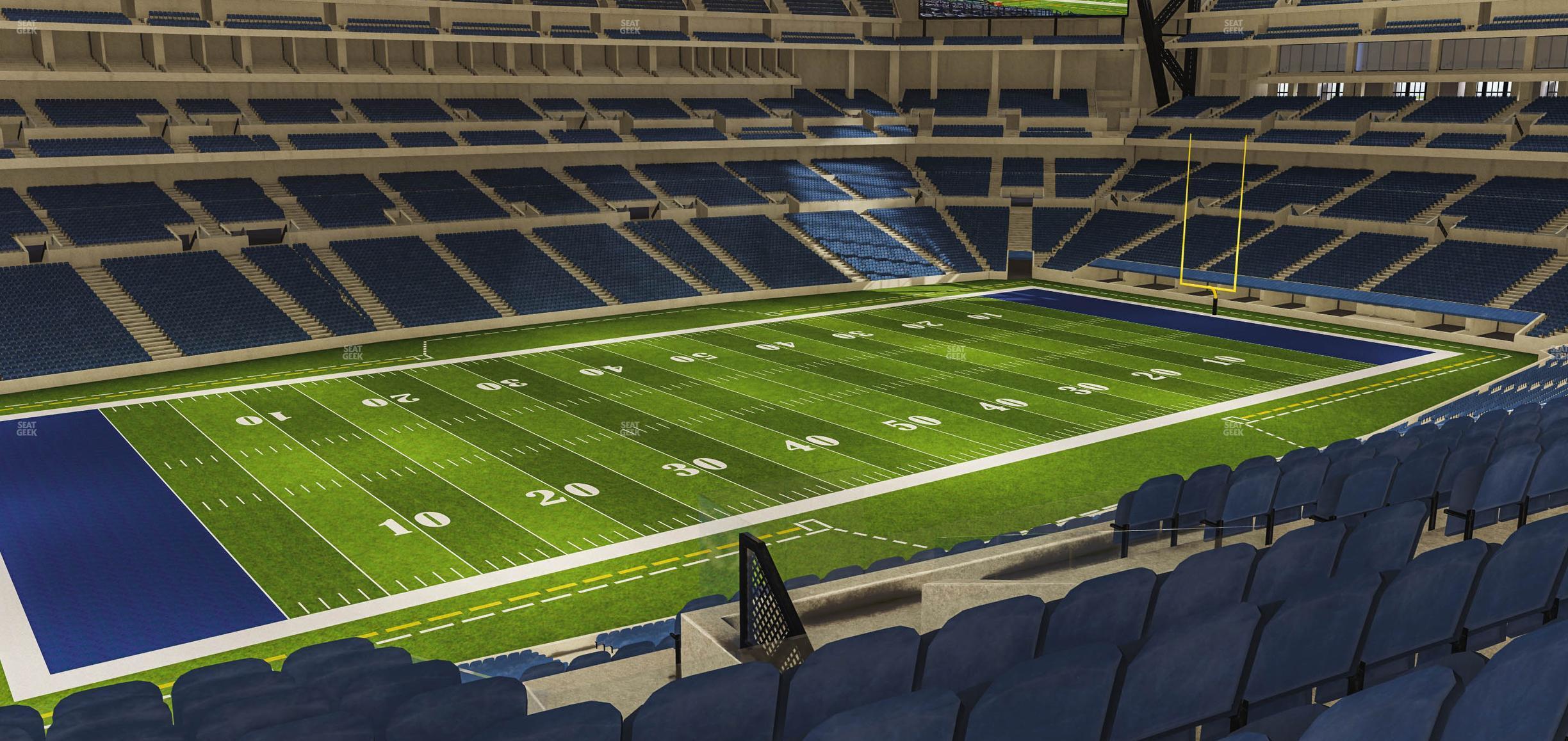 Seating view for Lucas Oil Stadium Section 445