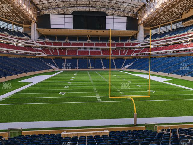 Seating view for NRG Stadium Section 117