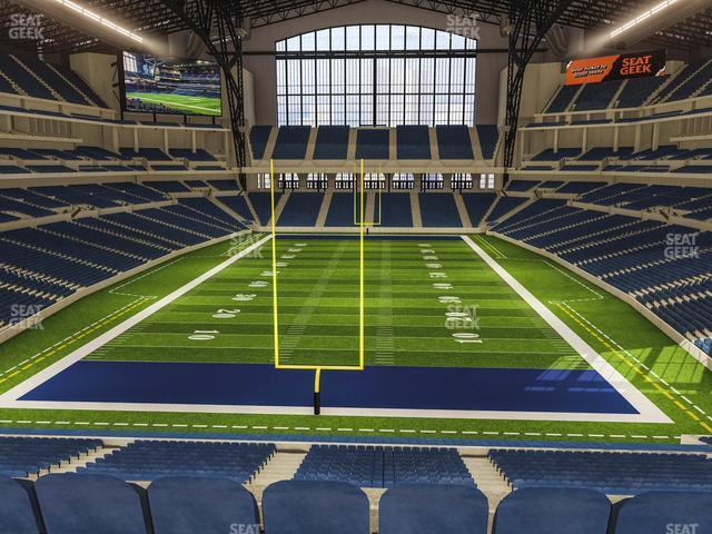 Seating view for Lucas Oil Stadium Section 326