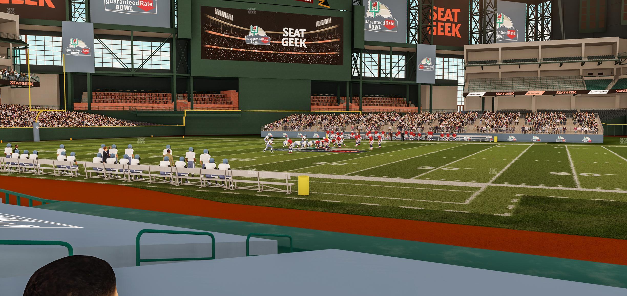 Seating view for Chase Field Section O