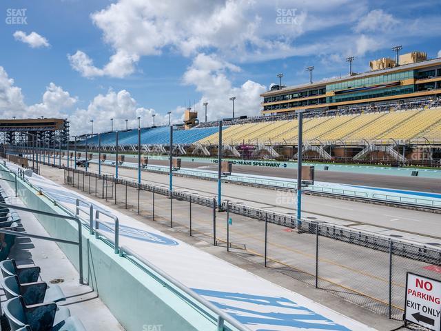 Seating view for Homestead-Miami Speedway Section Pit Road Cabana 21