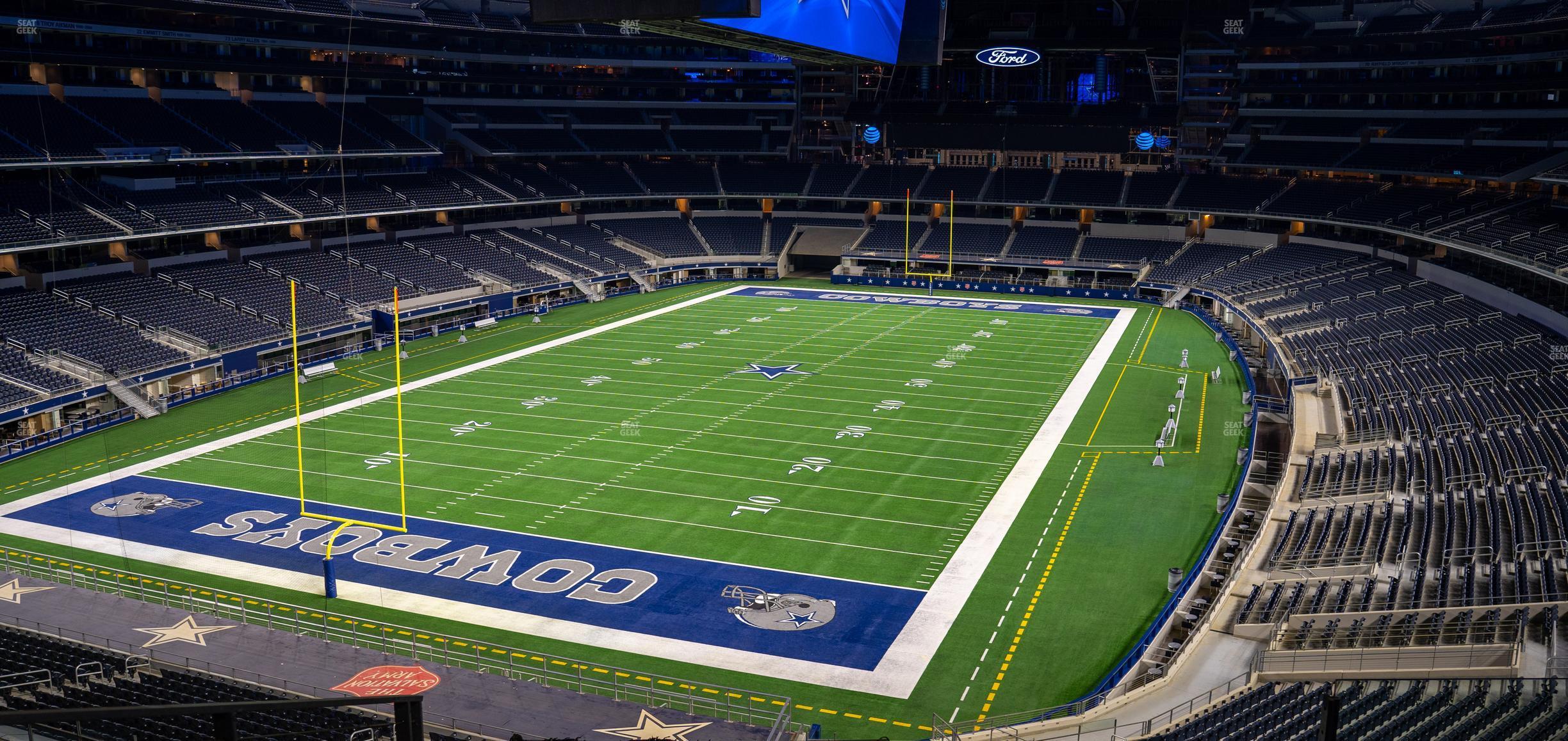 Seating view for AT&T Stadium Section 320