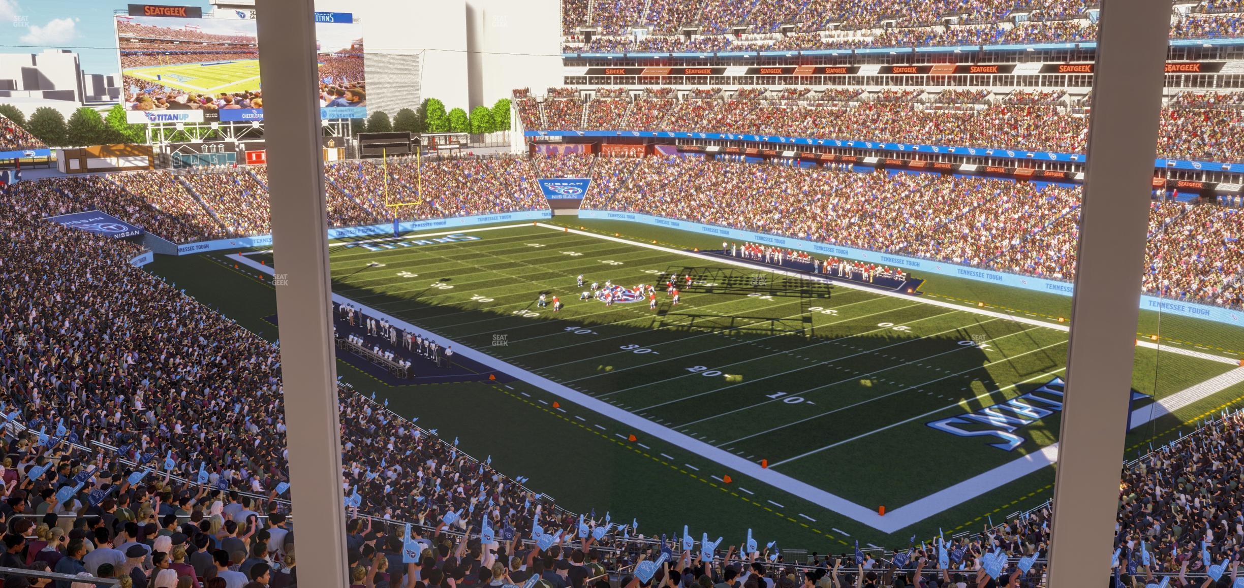 Seating view for Nissan Stadium Section Suite 552 W