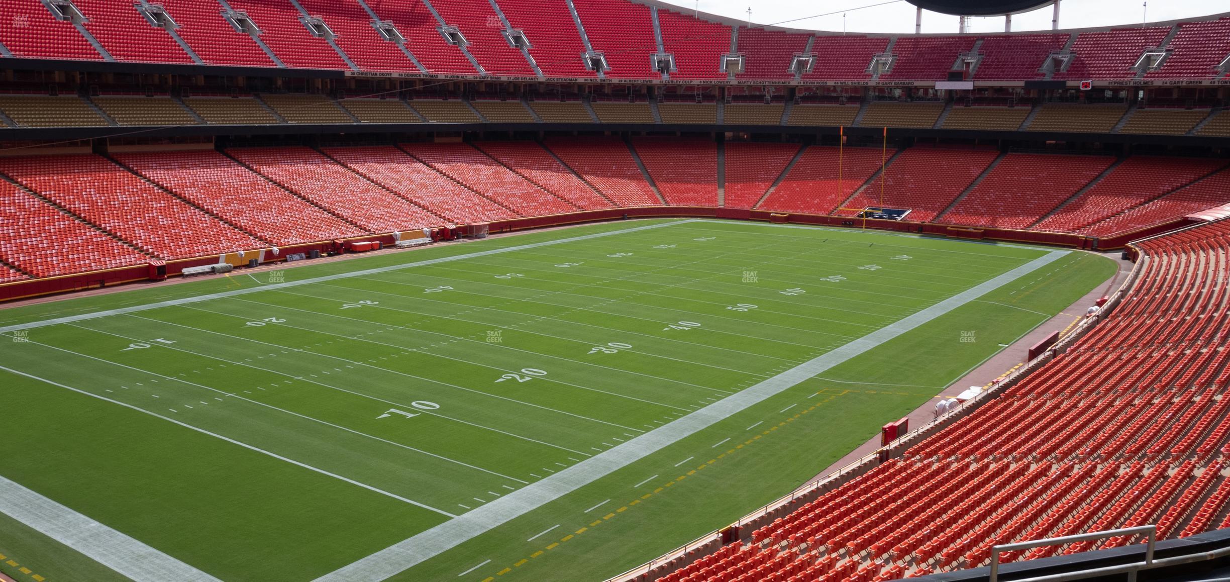 Seating view for GEHA Field at Arrowhead Stadium Section 231