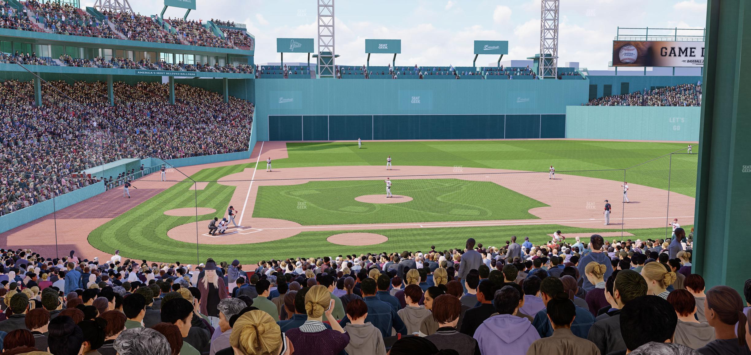 Seating view for Fenway Park Section Grandstand 17