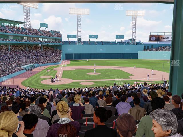 Seating view for Fenway Park Section Grandstand 17