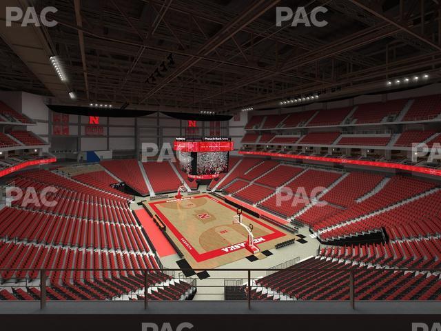 Seating view for Pinnacle Bank Arena Section 214