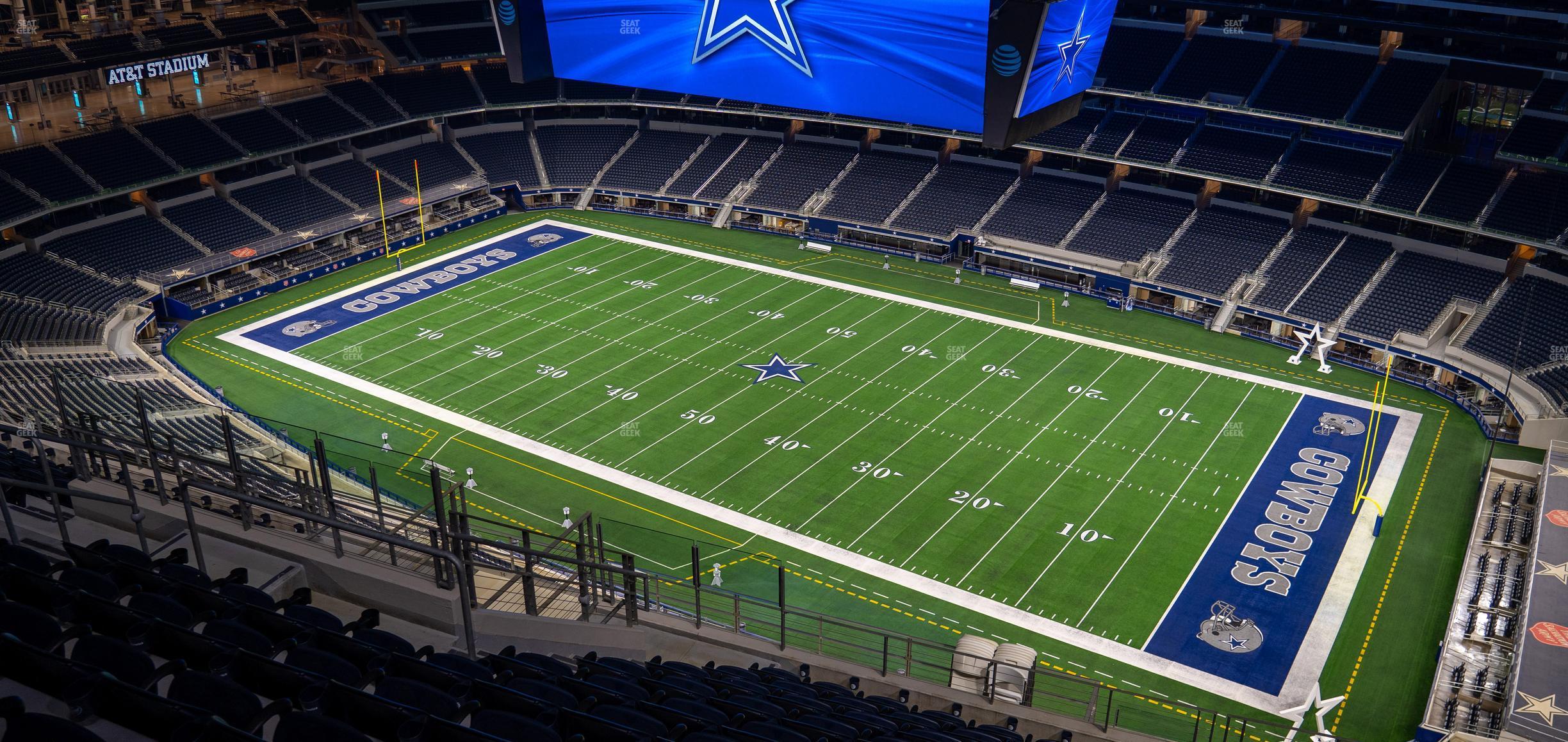 Seating view for AT&T Stadium Section 408