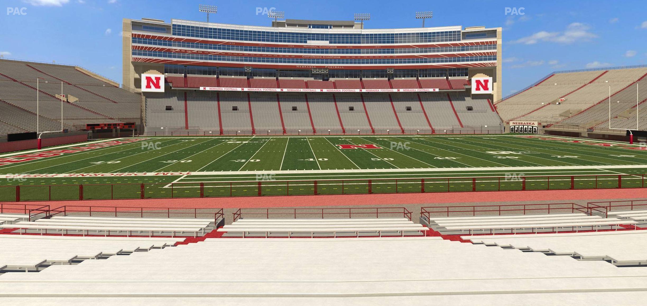 Seating view for Memorial Stadium Nebraska Section 7