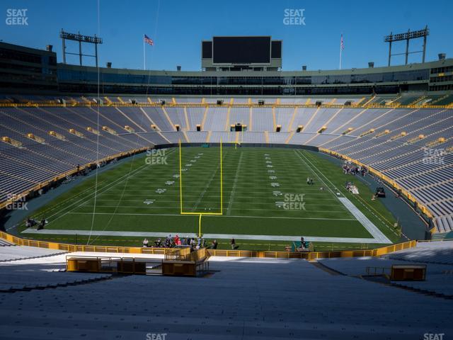 Seating view for Lambeau Field Section 137