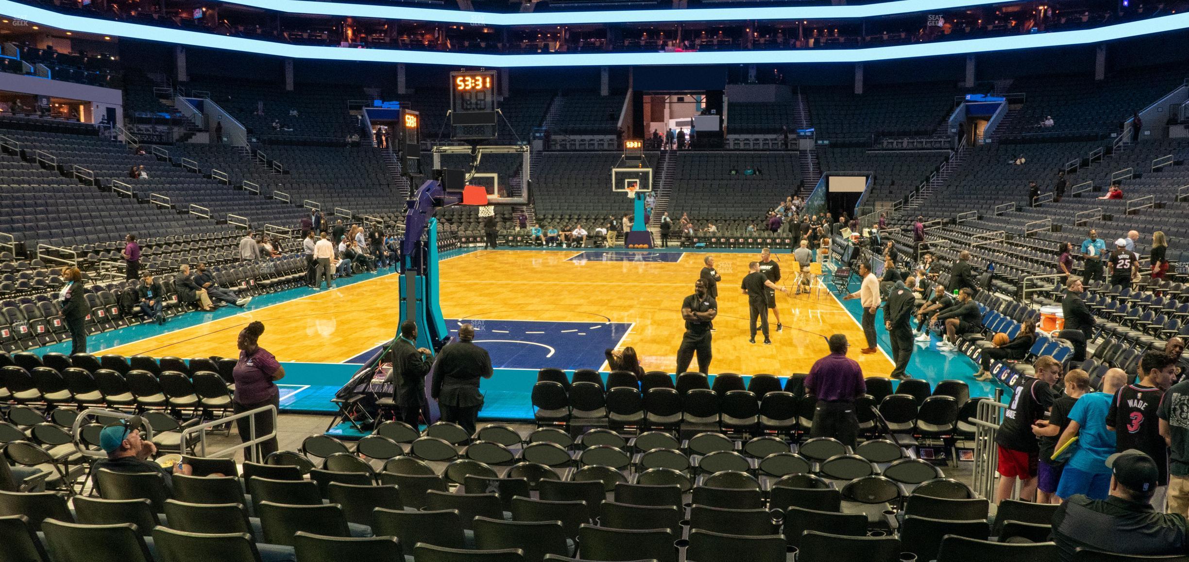 Seating view for Spectrum Center Section 109