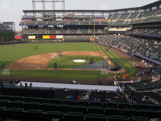 Seating view for Coors Field Section 236