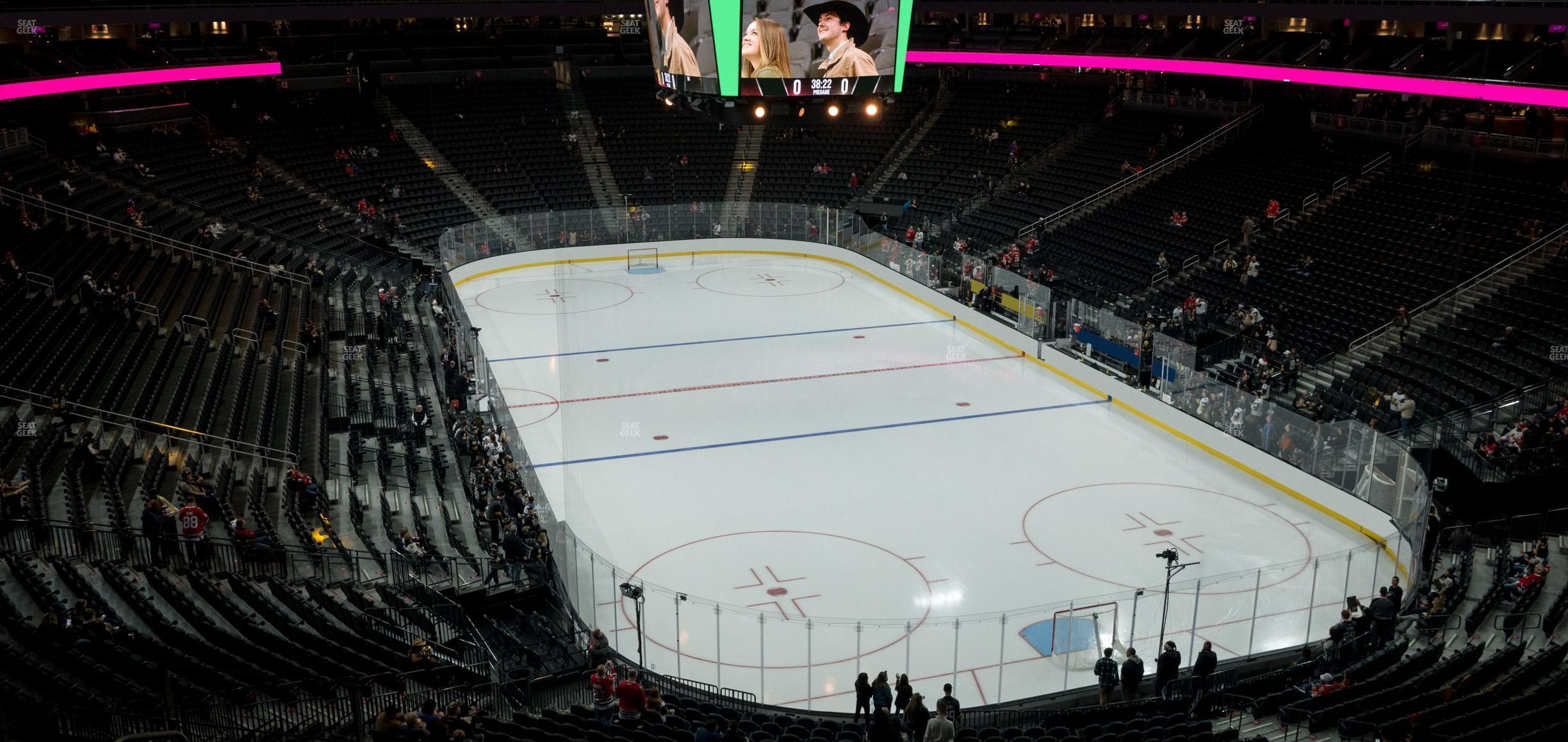 Seating view for T-Mobile Arena Section 119