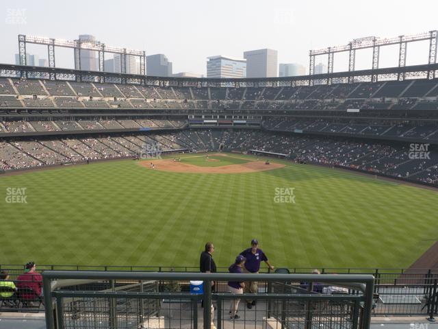 Seating view for Coors Field Section 403