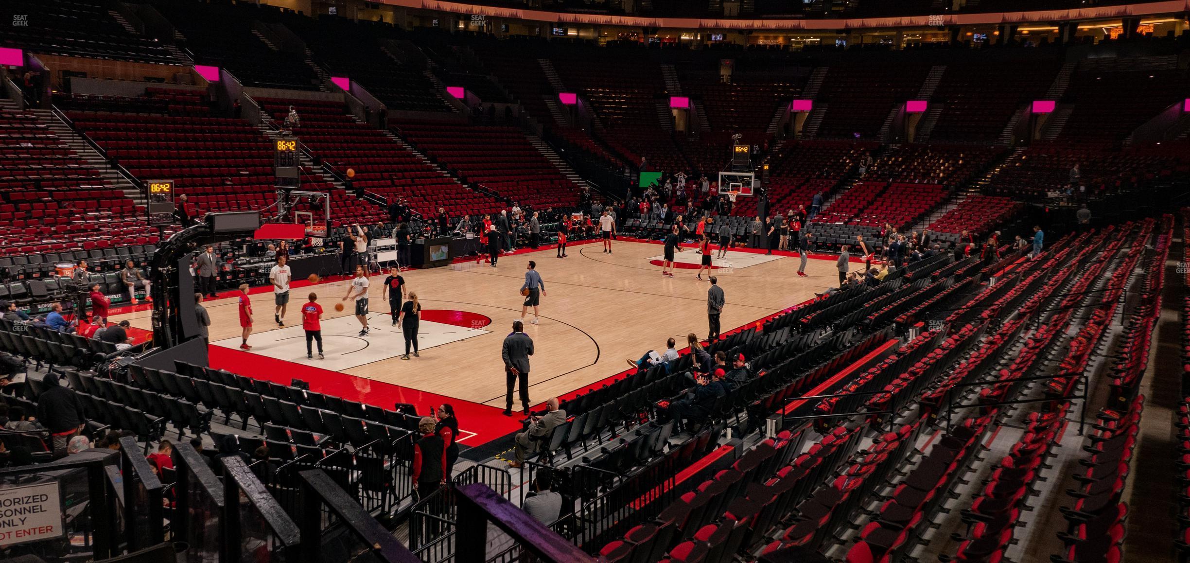 Seating view for Moda Center Section 115