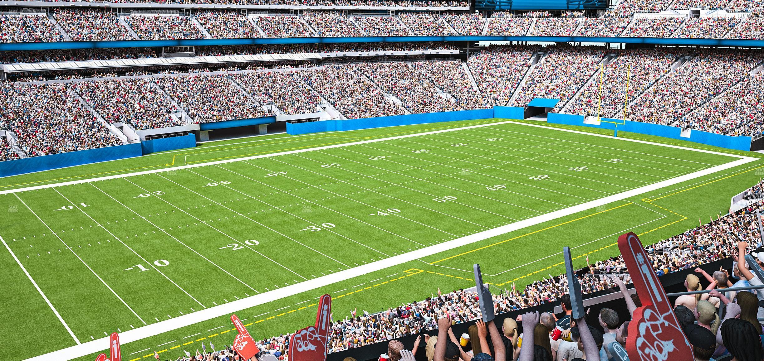 Seating view for MetLife Stadium Section 218