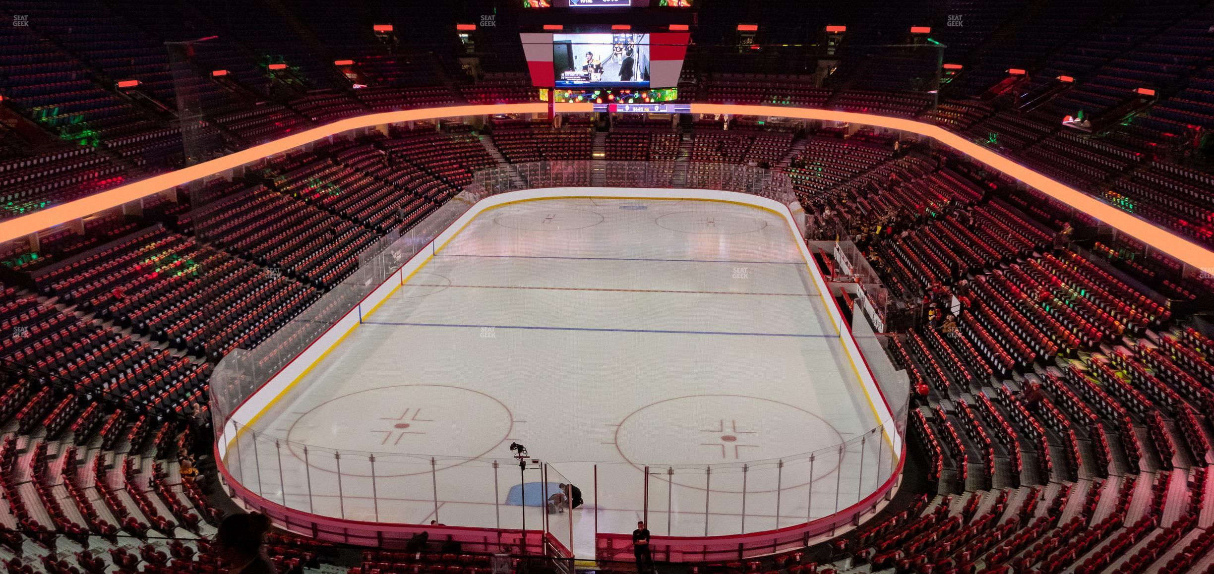 Seating view for Scotiabank Saddledome Section 205